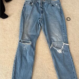 Abercrombie & Fitch Light Blue High Rise Jeans